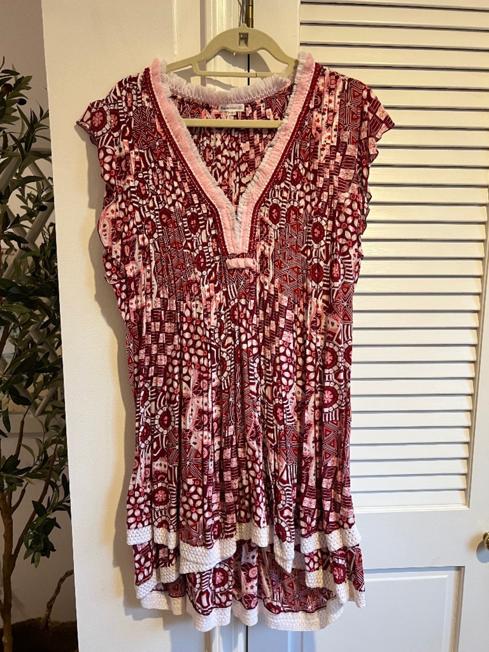 Poupette St. Barth Sasha Mini Dress- Size Large
